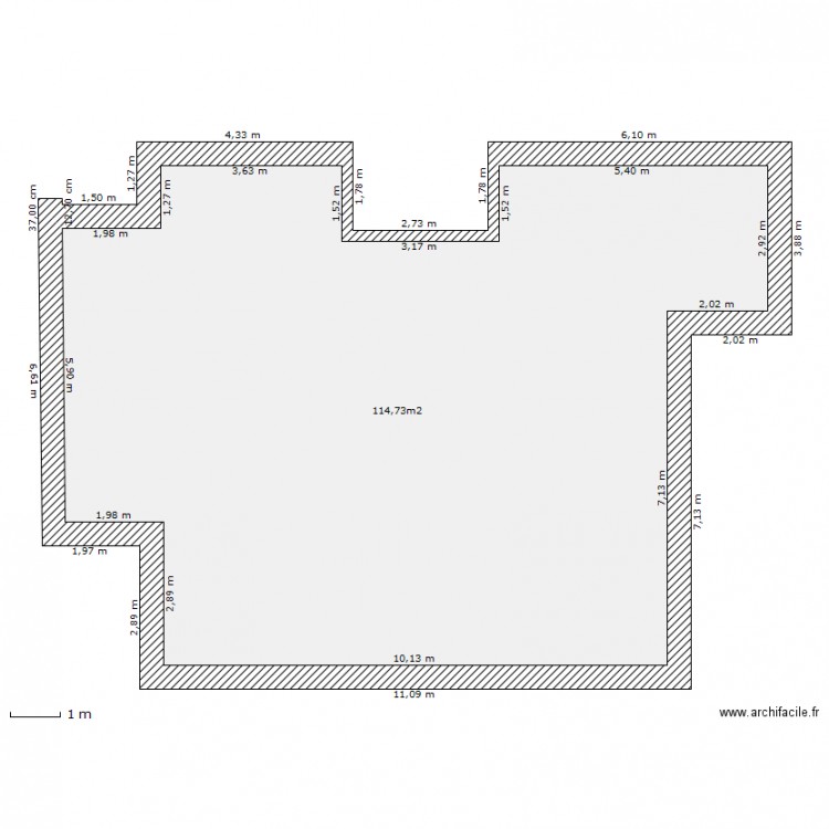 perimetre. Plan de 0 pièce et 0 m2