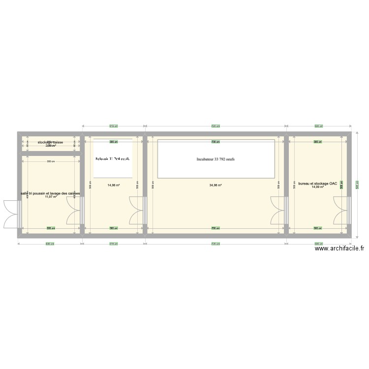 Couvoir Ziguionchor . Plan de 0 pièce et 0 m2