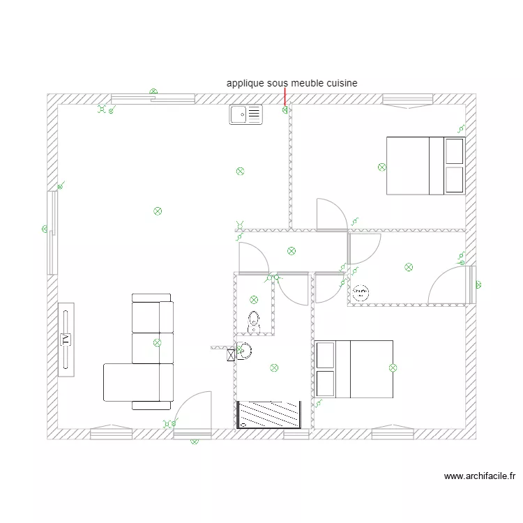 coco eclairage. Plan de 