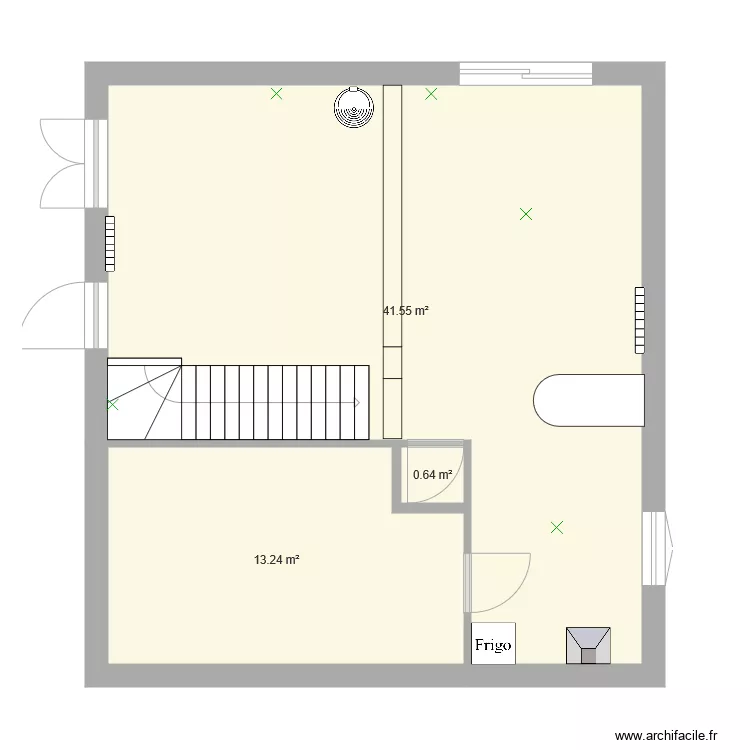 maison. Plan de 