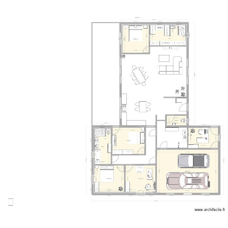 PLAN PROJET / ROCHE V2. Plan de 0 pièce et 0 m2