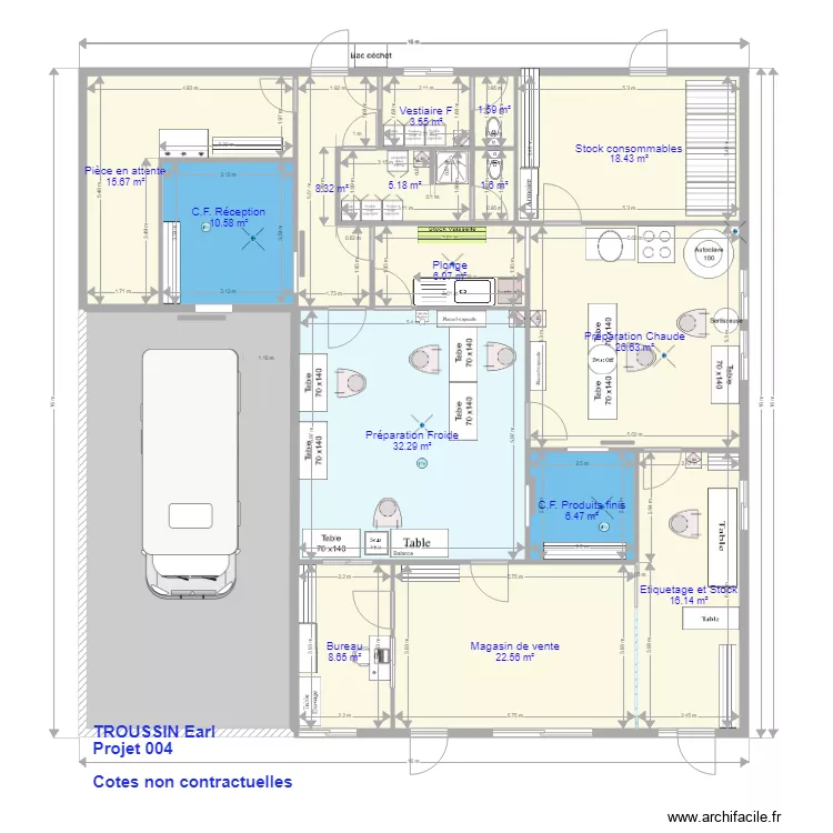 Troussin 004. Plan de 