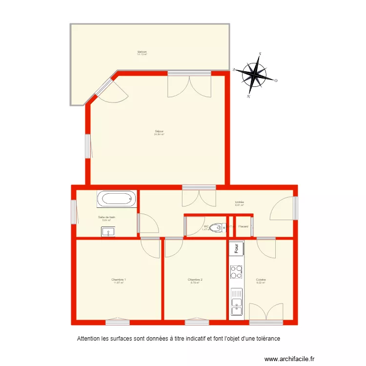 BI 3436 non c&ocirc;t&eacute;. Plan de 