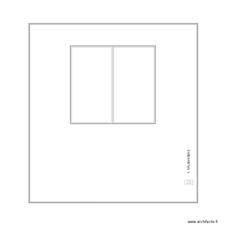 wall 15 cable naming. Plan de 1 pièce et 53 m2