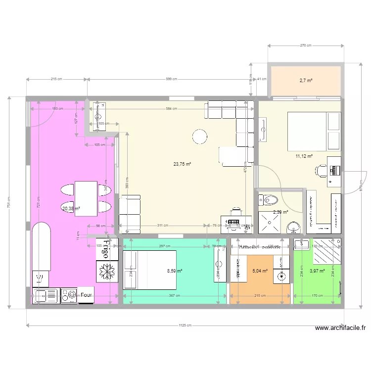 T3 vers RP 5. Plan de 