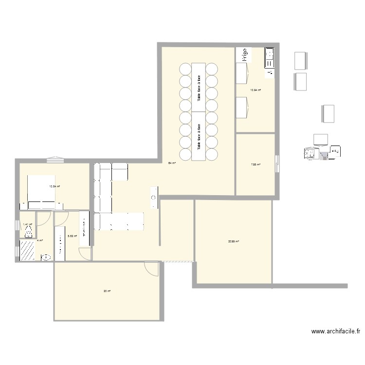 construction2. Plan de 0 pièce et 0 m2