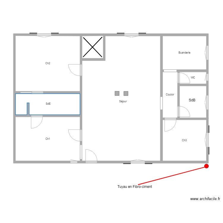 Maison Beaune. Plan de 0 pièce et 0 m2