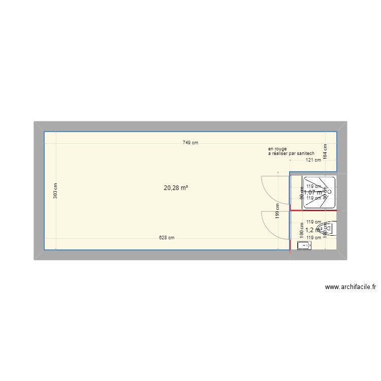 juoo. Plan de 0 pièce et 0 m2