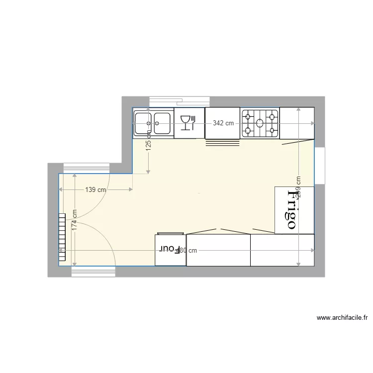 cuisine. Plan de cuisine. Plan de