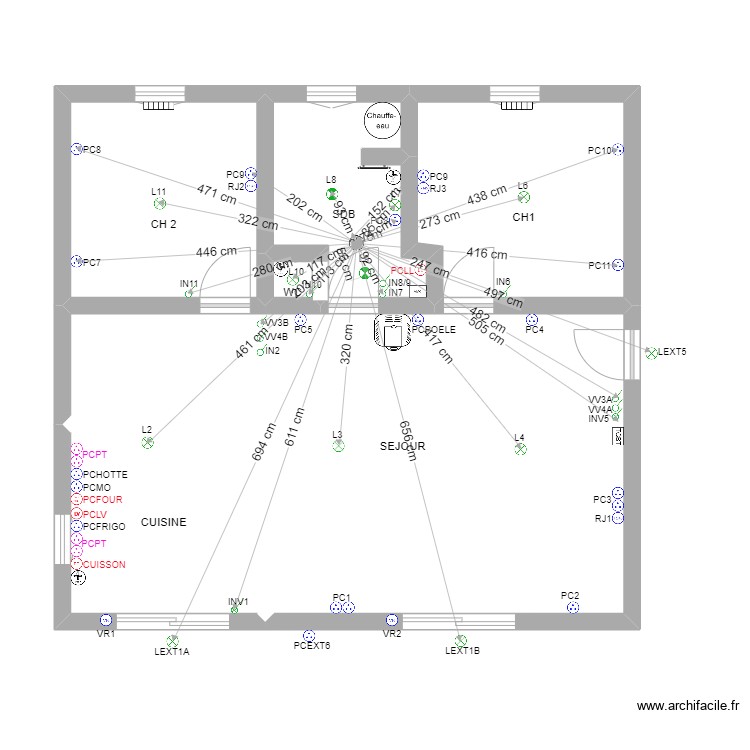 HEURTEBIZE . Plan de 0 pièce et 0 m2