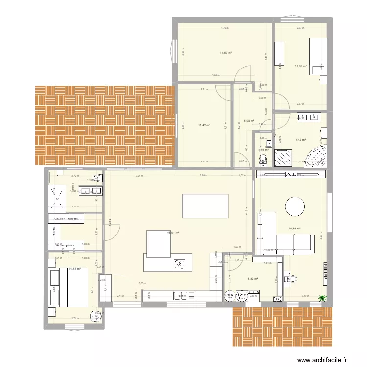 maison ciss&eacute; . Plan de 