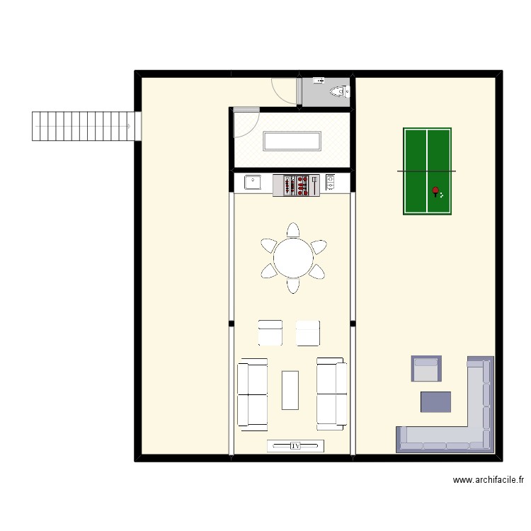 COO 02 ROOF. Plan de 5 pièces et 126 m2