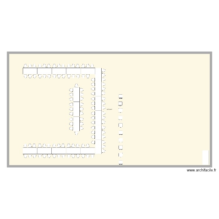Salle St Gaultier. Plan de 0 pièce et 0 m2