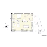 PG appart plain pied hall est SP 58m 3 sections 4.5