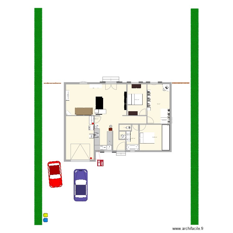 MA MAISON 1. Plan de 0 pièce et 0 m2