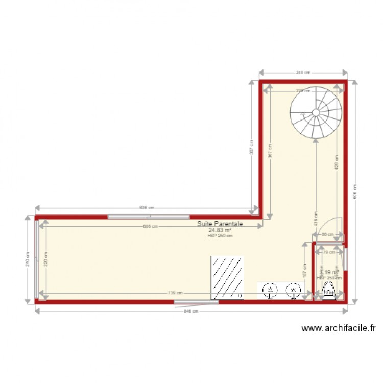 Maison Habitation ST CLAIR IMPLANTATION 4. Plan de 0 pièce et 0 m2