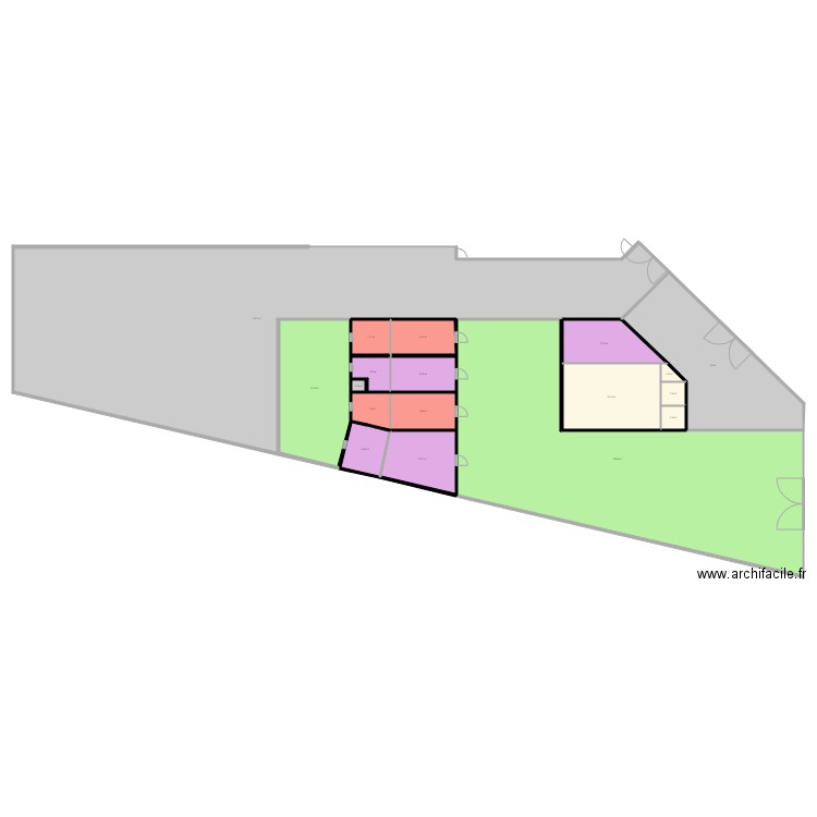 ak99 2105 SIMULATION bureaux. Plan de 0 pièce et 0 m2