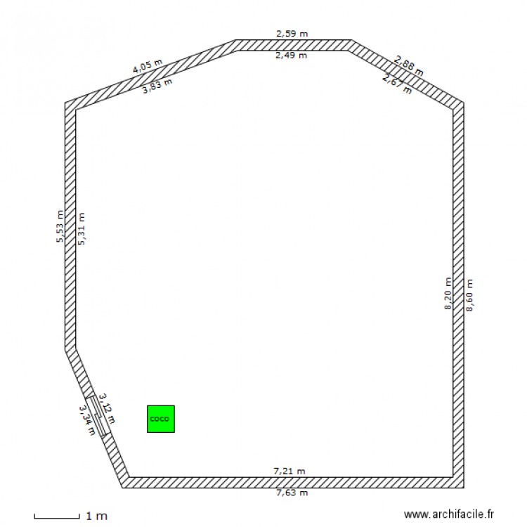 test. Plan de 0 pièce et 0 m2