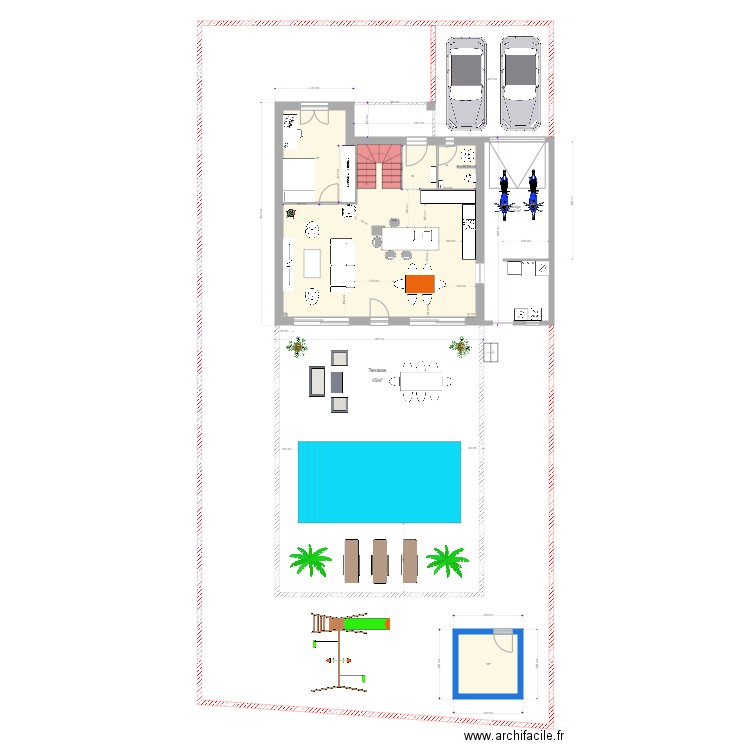 plan interieur bonne cote et extérieur. Plan de 0 pièce et 0 m2