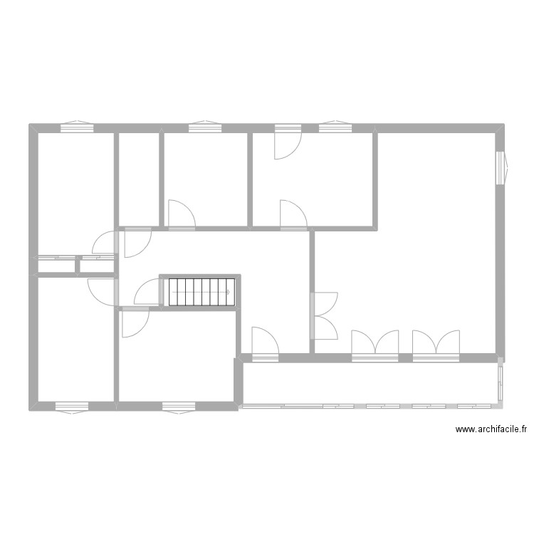 REFENBERG. Plan de 7 pièces et 94 m2