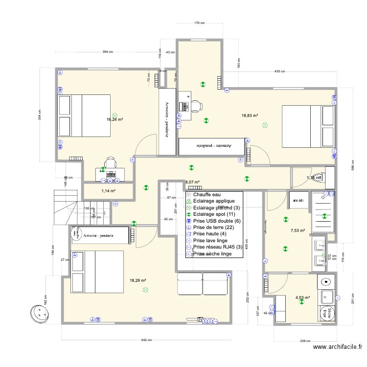 Pornichet 1er Base V3. Plan de 0 pièce et 0 m2