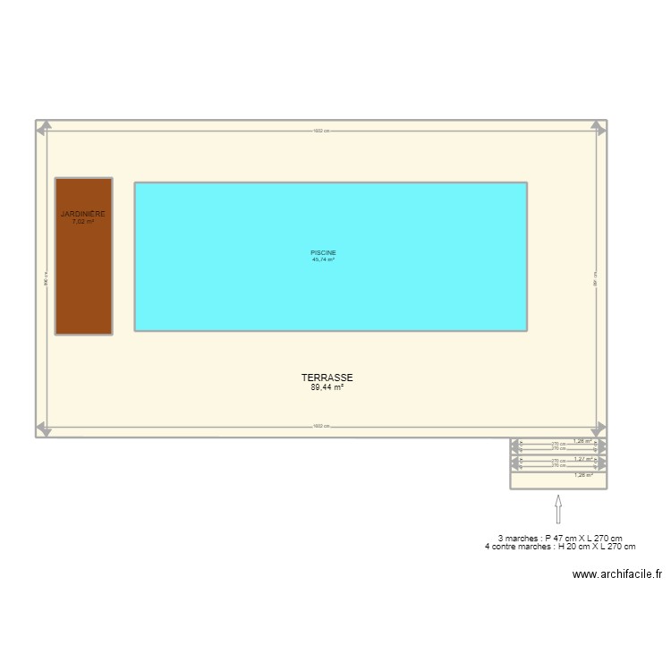 MASSE. Plan de 6 pièces et 199 m2