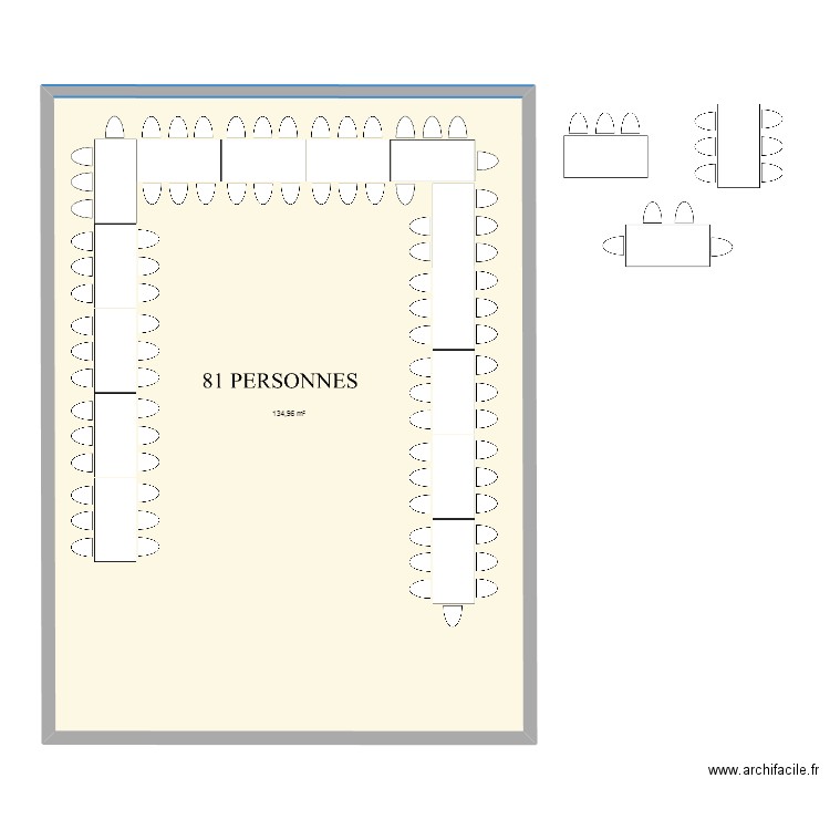 Plan de table mariage U. Plan de 0 pièce et 0 m2