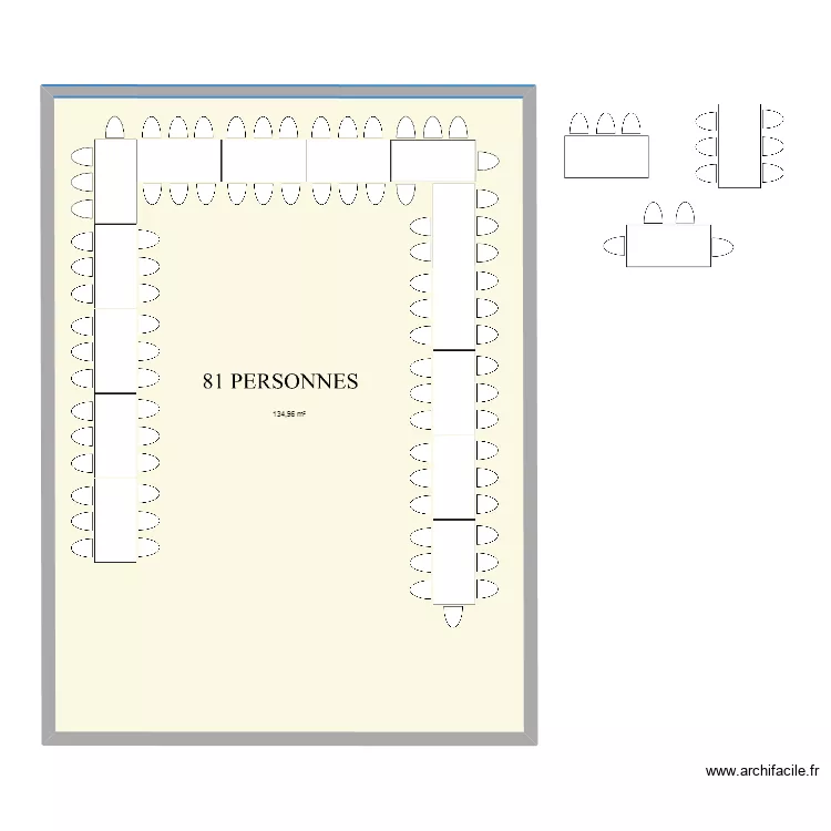 Plan de table mariage U. Plan de 