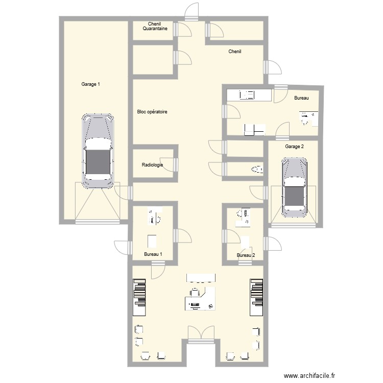 Clinique Vétérinaire DELUBAC. Plan de 0 pièce et 0 m2