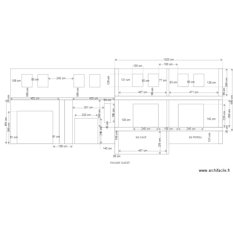 CM OUEST EXT. Plan de 0 pièce et 0 m2