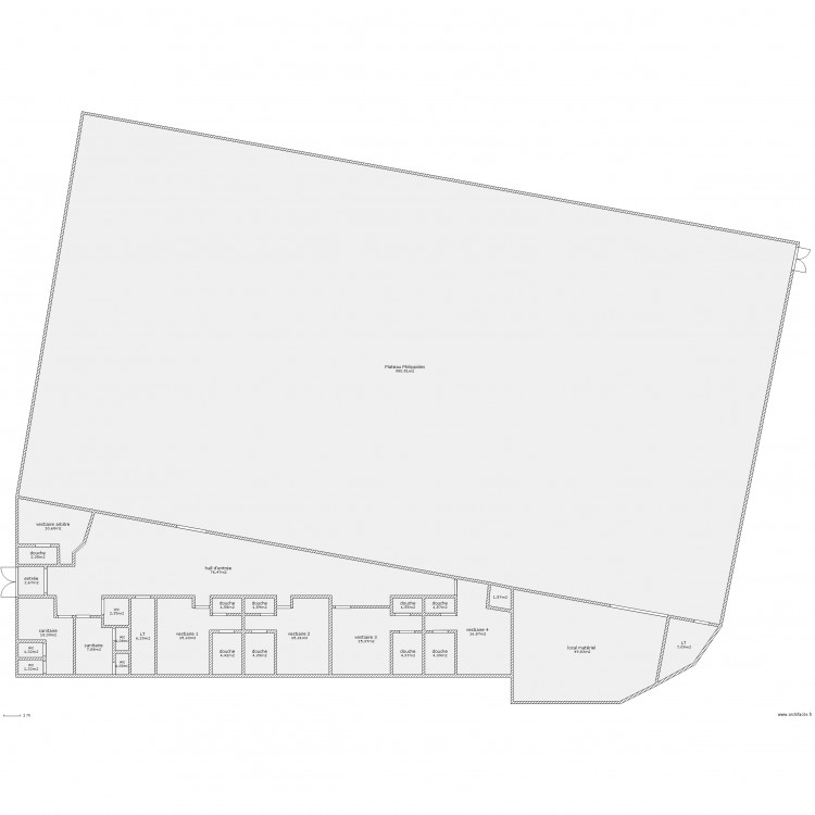 Gymnase PHILIPPIDES. Plan de 0 pièce et 0 m2