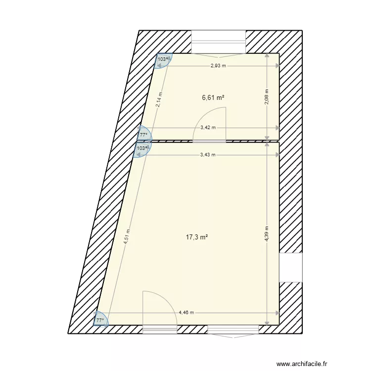 Cuisine_Murs. Plan de Cuisine_Murs. Plan de