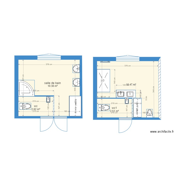 salle de bain. Plan de 0 pièce et 0 m2