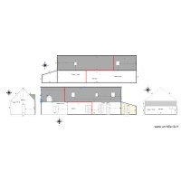 plan après transformation garage en habitation