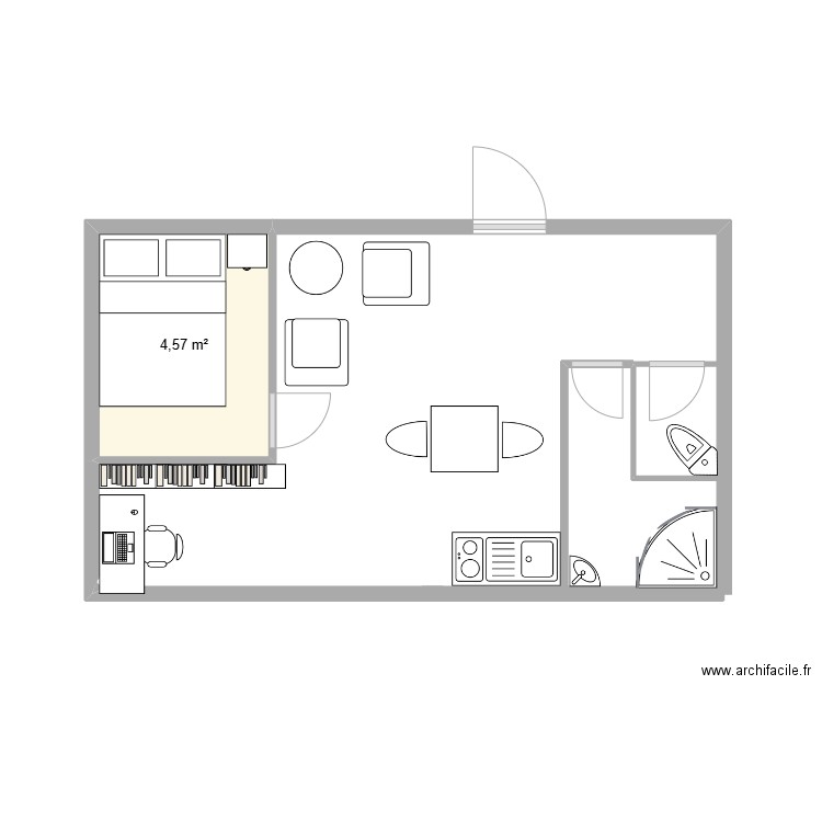 containeur. Plan de 0 pièce et 0 m2