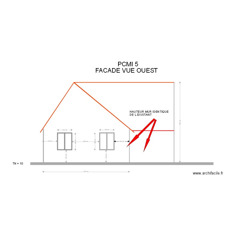 PCMI 5 FACADES. Plan de 0 pièce et 0 m2