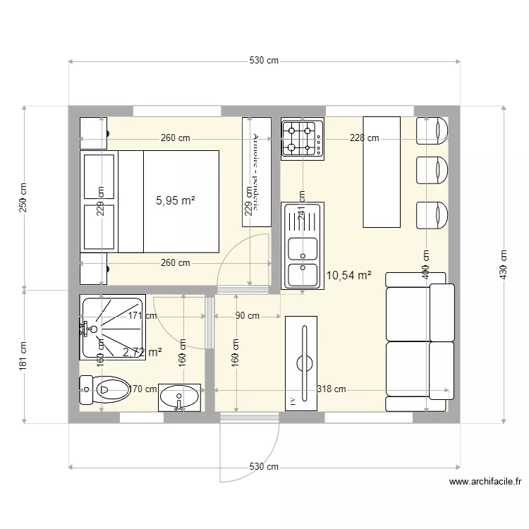 Modèle appart. Plan de Modèle appart. Plan de