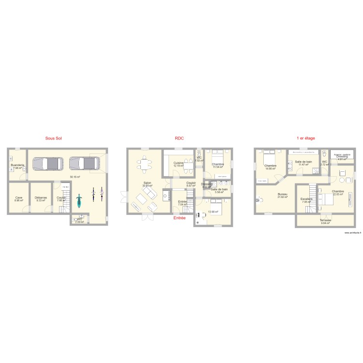 ALBRECHT. Plan de 0 pièce et 0 m2