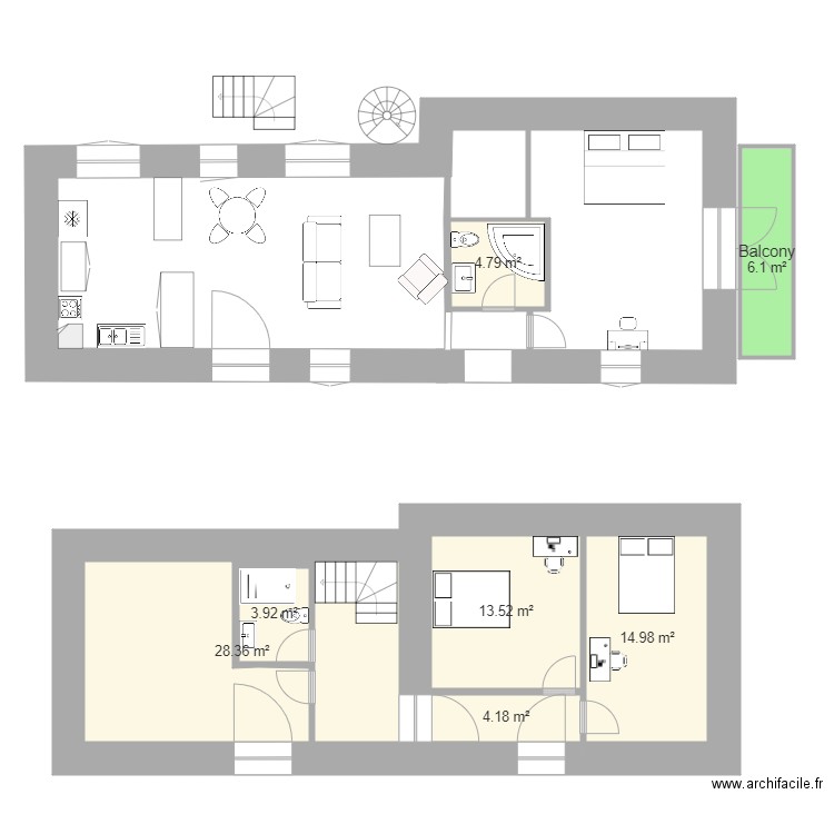 Home 3. Plan de 0 pièce et 0 m2