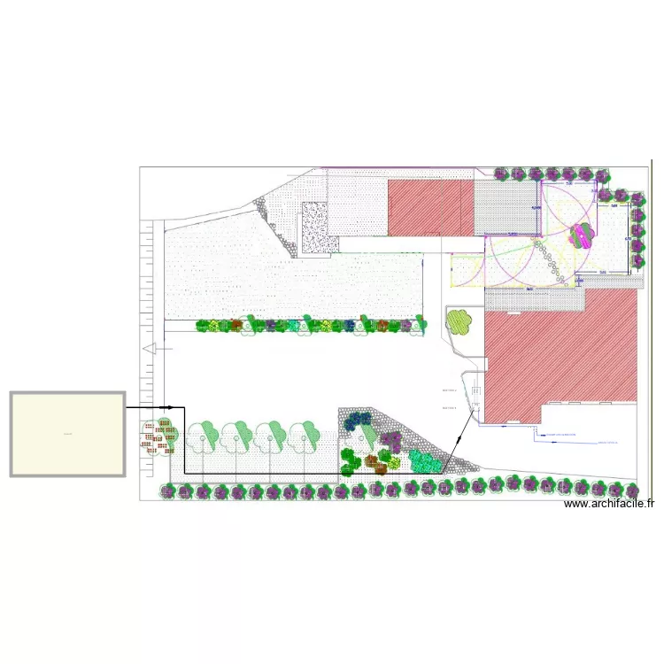 plan r&eacute;seau eau. Plan de 