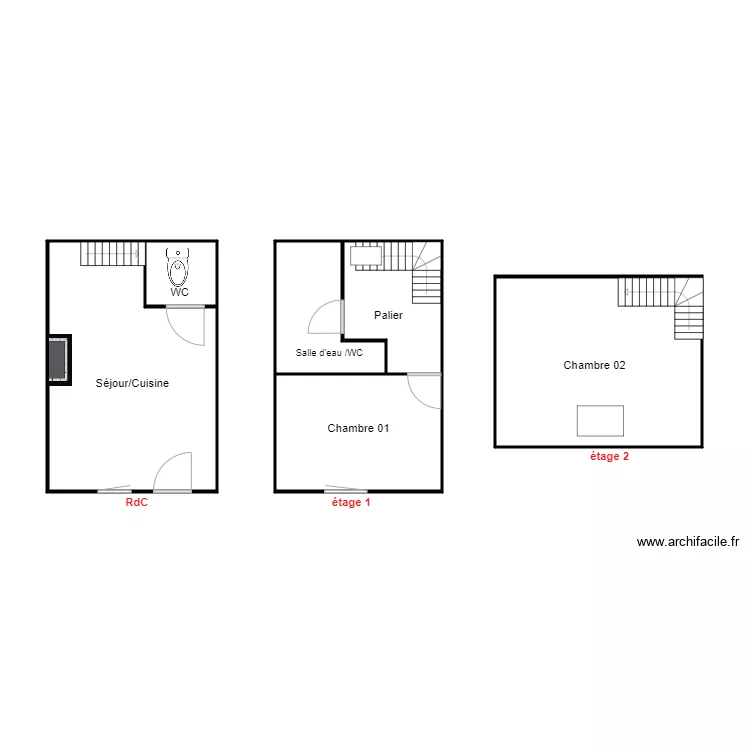 PANNETIER MEZ. Plan de 