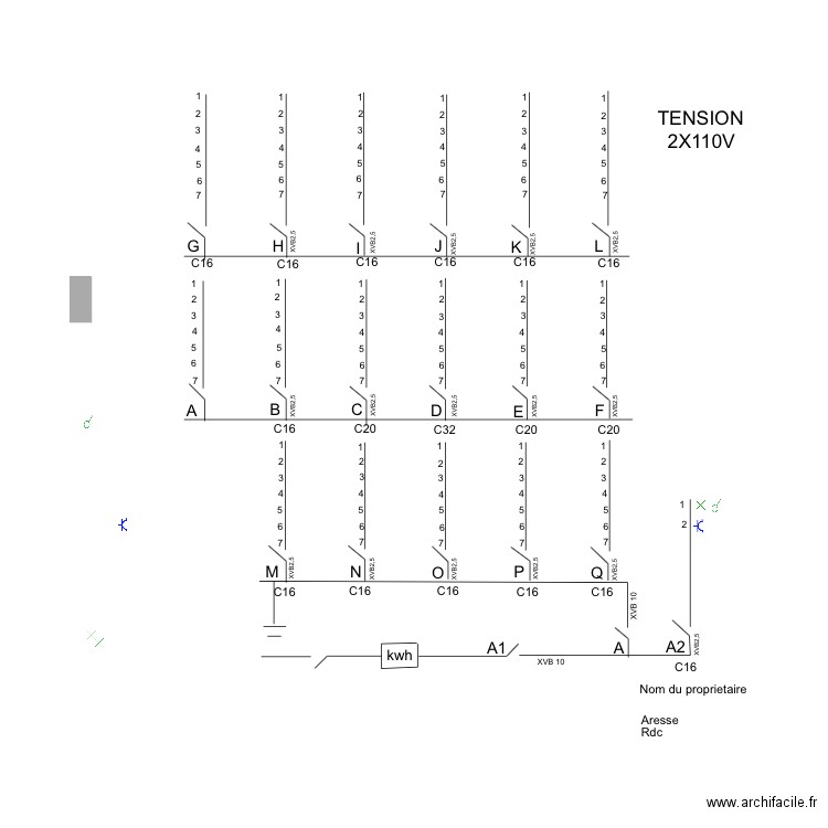 Rdc. Plan de 0 pièce et 0 m2