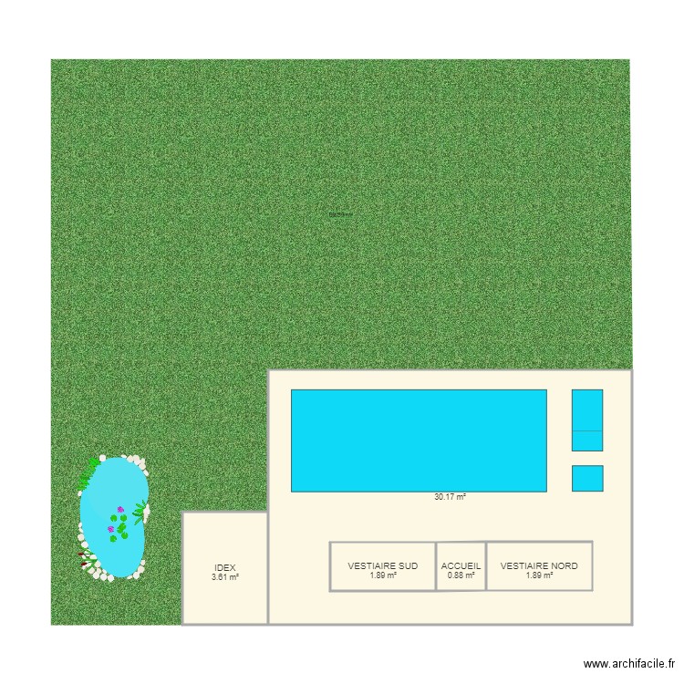 piscine plan de base. Plan de 0 pièce et 0 m2