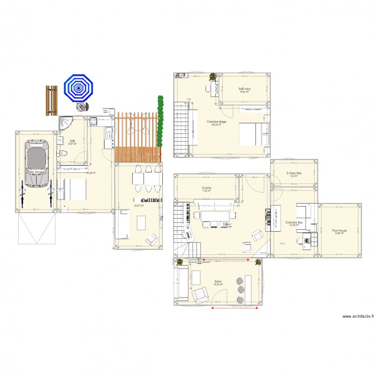 Maison St Paul en Forêt 4. Plan de 0 pièce et 0 m2