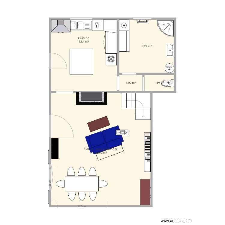 Maison RDC 2. Plan de 0 pièce et 0 m2