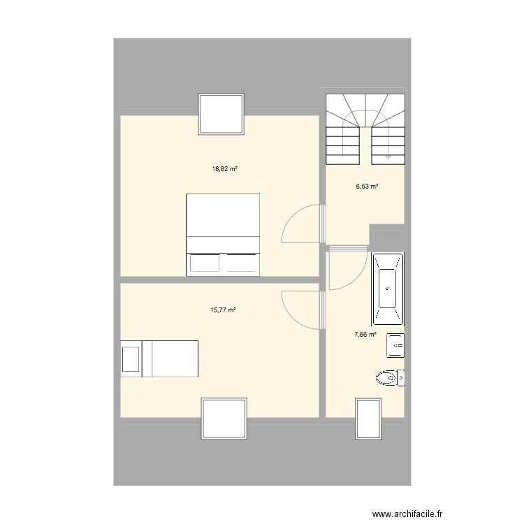 2er bois . Plan de 0 pièce et 0 m2