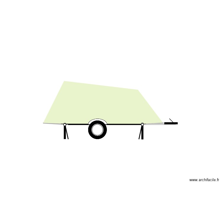 Remorque 01. Plan de 0 pièce et 0 m2