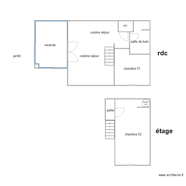 deltheil jard am. Plan de 0 pièce et 0 m2
