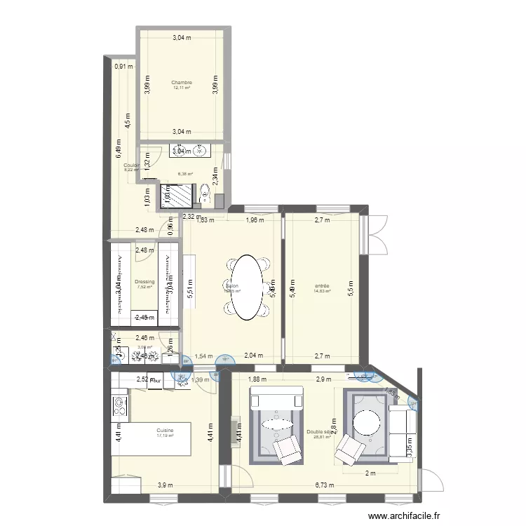 Washington V1. Plan de 