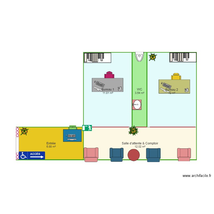 agv. Plan de 0 pièce et 0 m2